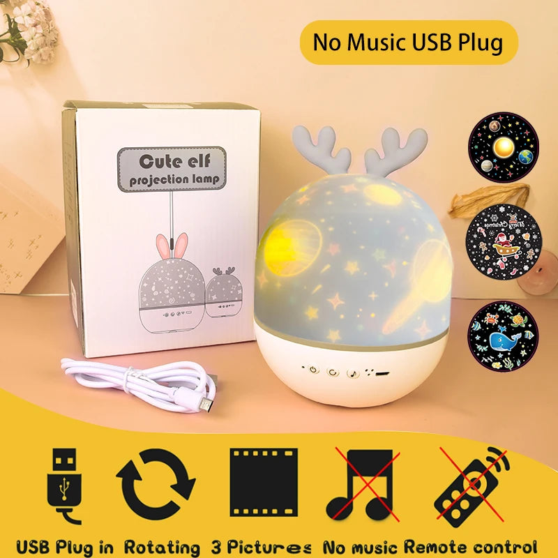 Proyector de Galaxia Bluetooth Luz Nocturna para Niños