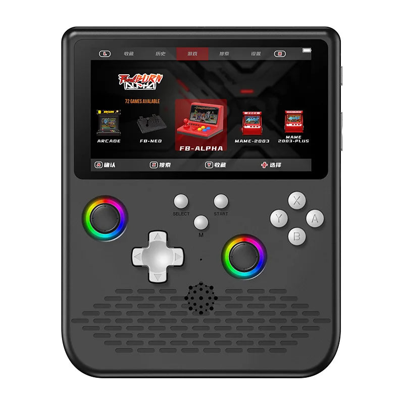 Consola de Juegos Retro Portátil H5, Pantalla IPS 4K de 5.0 Pulgadas, 64 GB