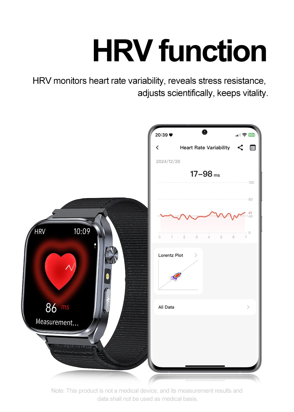 Reloj Inteligente con IA, ECG Preciso, Análisis de Lípidos y Ácido Úrico
