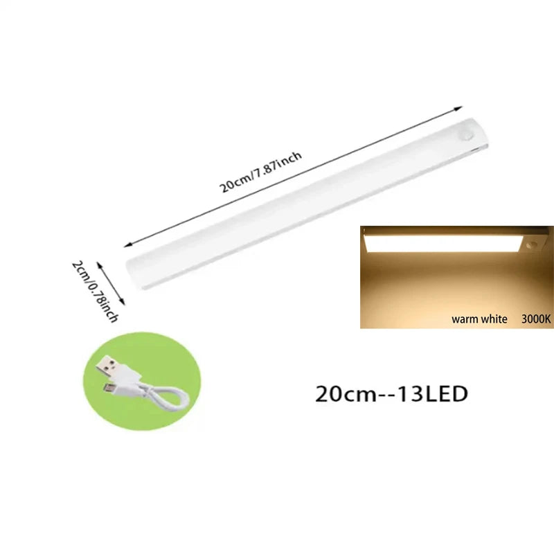 Lámpara LED con Sensor PIR para Gabinete y Escalera