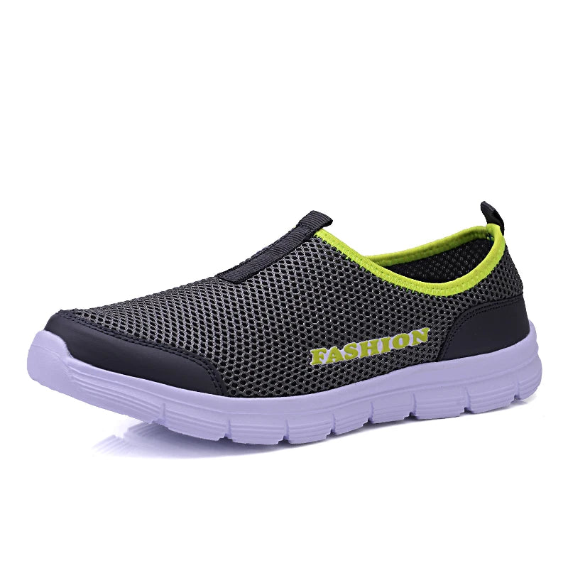 YRZL, zapatos informales ligeros para hombre, zapatillas transpirables sin cordones para mujer y hombre, zapatos planos antideslizantes Unisex para caminar al aire libre, talla 36-47