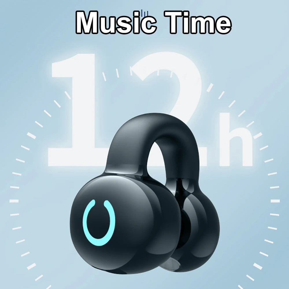 Auriculares Bluetooth 5,3 con Clip para la oreja, auriculares inalámbricos TWS, auriculares estéreo HiFi con reducción de ruido para Xiaomi iPhone Samsung