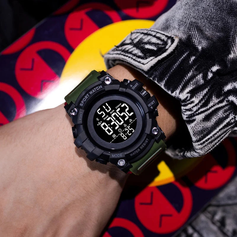 Reloj Deportivo YIKAZE Militar Multifunción Hombre