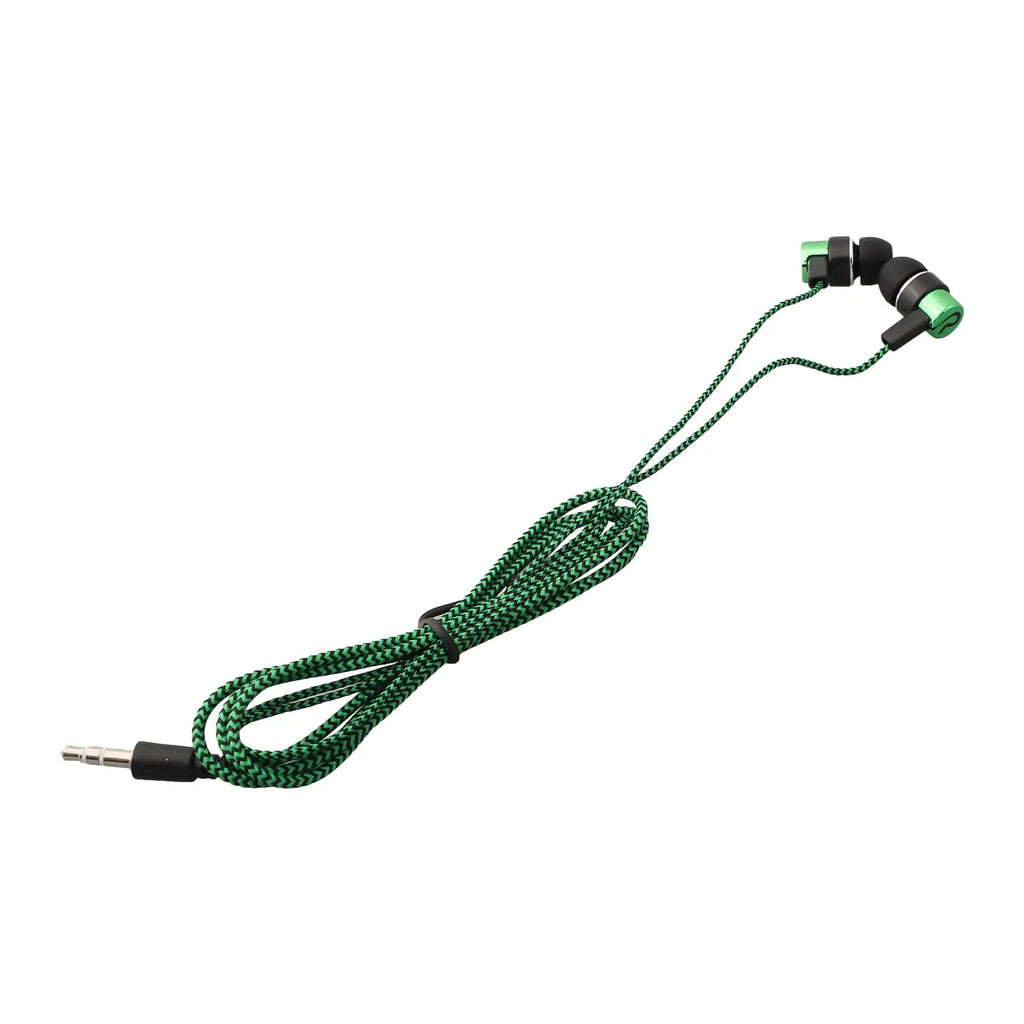 Experimente graves potentes con auriculares internos con cable, auriculares estéreo de 3,5 mm para dispositivos móviles, diseño con aislamiento de ruido