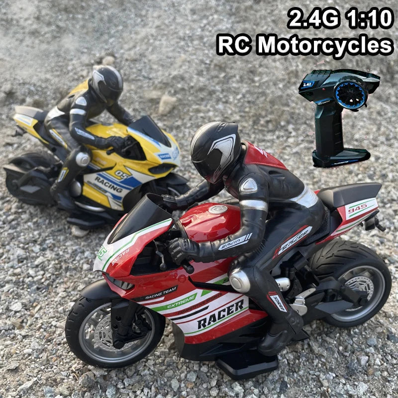 Moto RC 1:10 2.4G 4 Canales Alta Velocidad Control Remoto