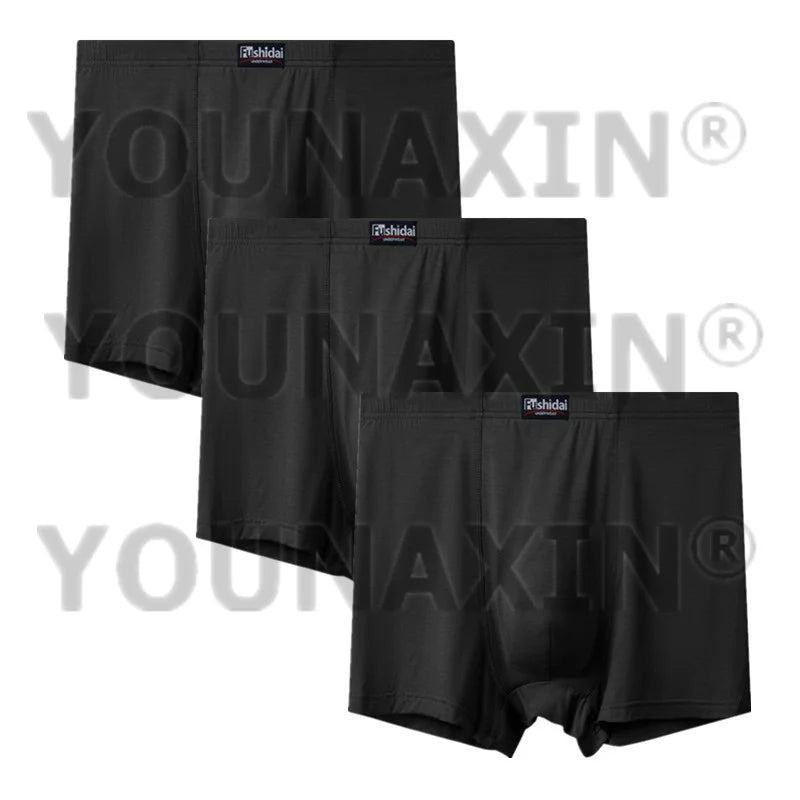 9XL 10XL 11XL 12XL 13XL ropa interior de gran tamaño para hombres más bragas Boxer calzoncillos sexis de gran tamaño ropa interior grande pantalones cortos sueltos 3 uds
