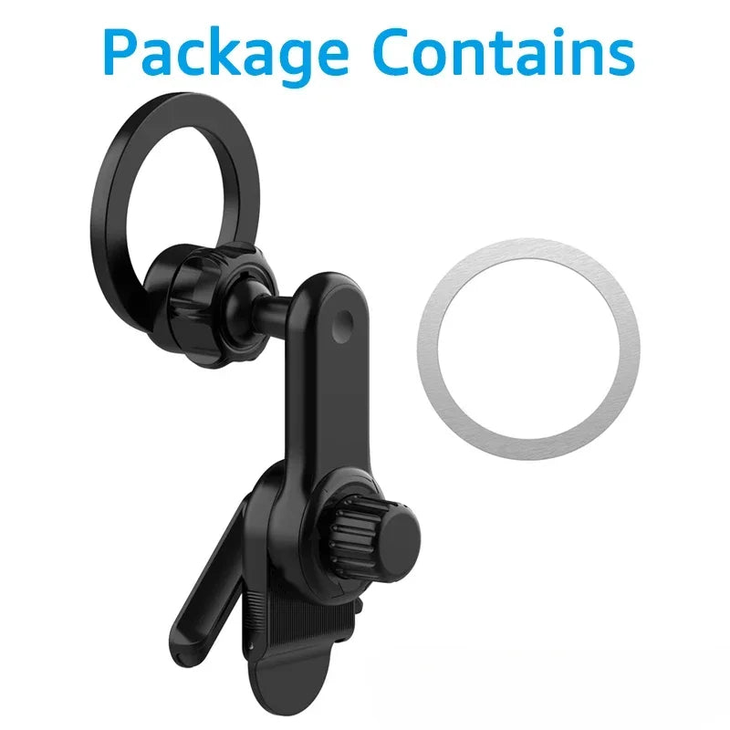 Soporte Magnético Universal para Teléfono de Coche 360 ° Soporte Giratorio para Pantalla para iPhone 17 16 15 14 MagSafe Xiaomi, Soporte Básico para Teléfono de Coche