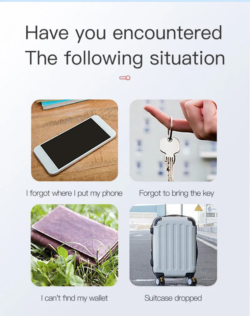 Localizador GPS Bluetooth 5.0 Lenovo Mini para Perros, Dispositivo Antipérdida para Mascotas, Niños, Bolsos, Carteras, Rastreador Inteligente