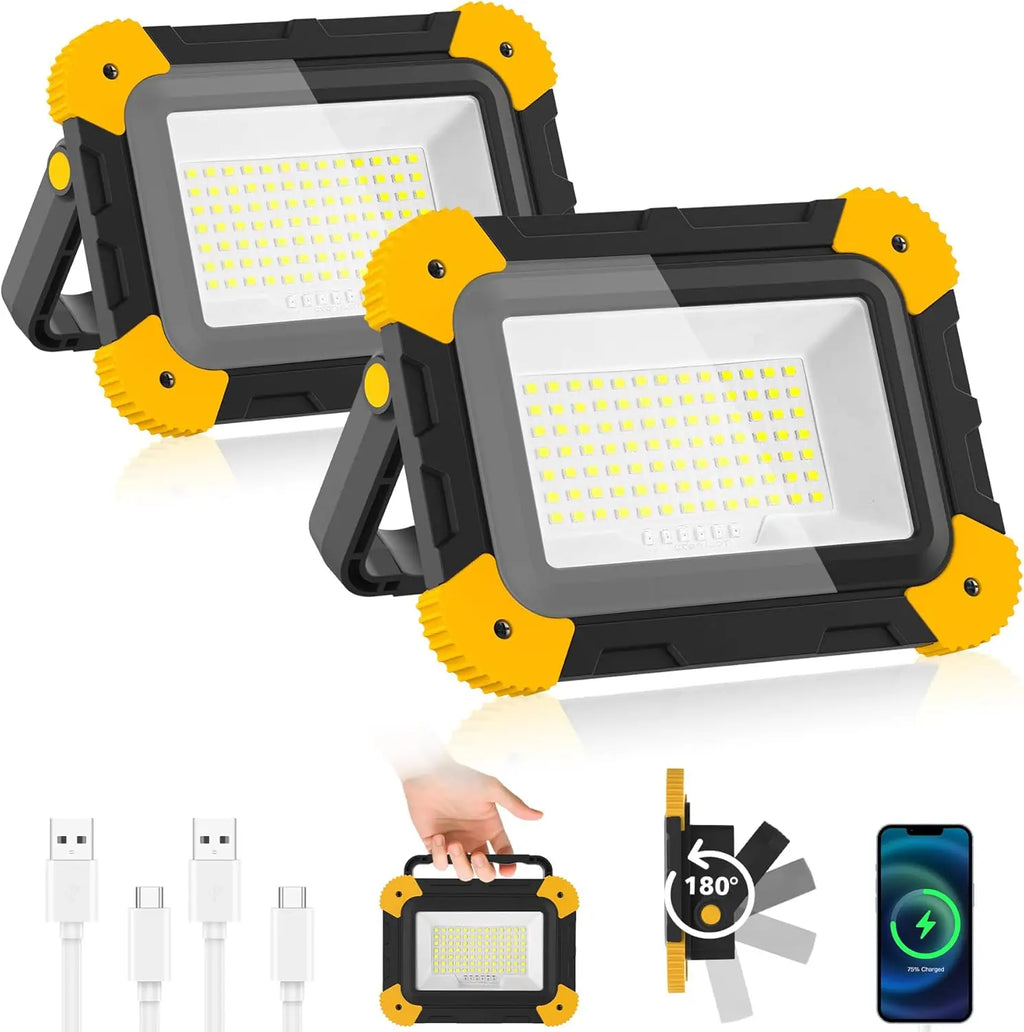 Foco LED de Trabajo Portátil 5 Modos Recargable para Taller