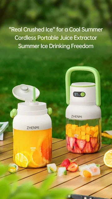 Exprimidor Eléctrico Portátil 1L con Carga USB