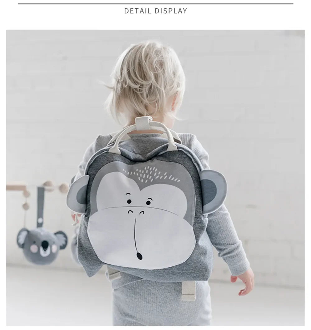 Mochila Escolar para Niños con Diseño de Animales