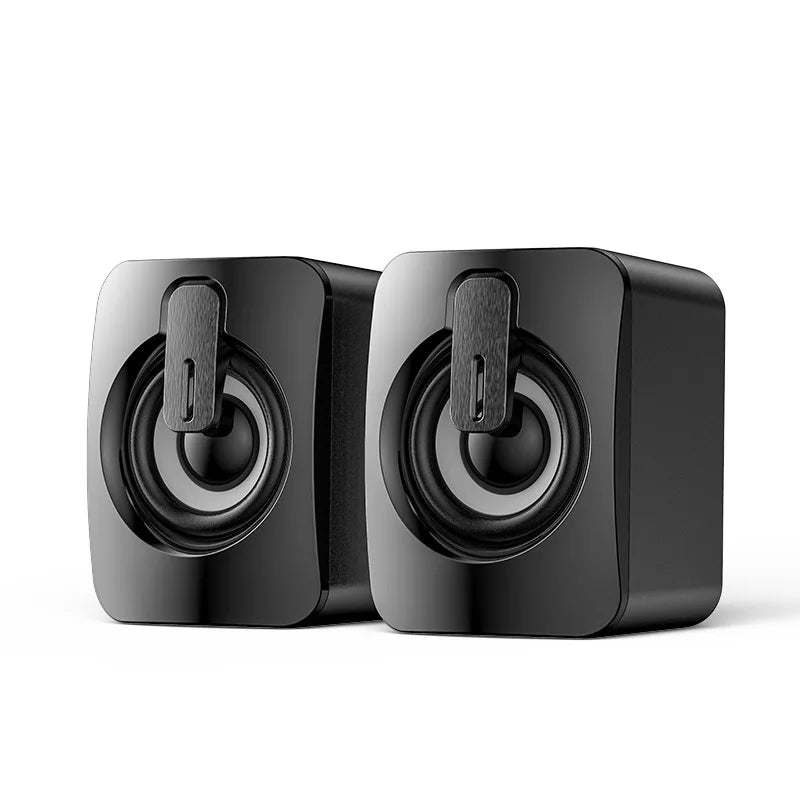 Altavoz estéreo USB inalámbrico con Bluetooth para ordenador de escritorio, portátil, PC, caja de sonido de música Musical para el hogar, Bluetooth, Altavoces
