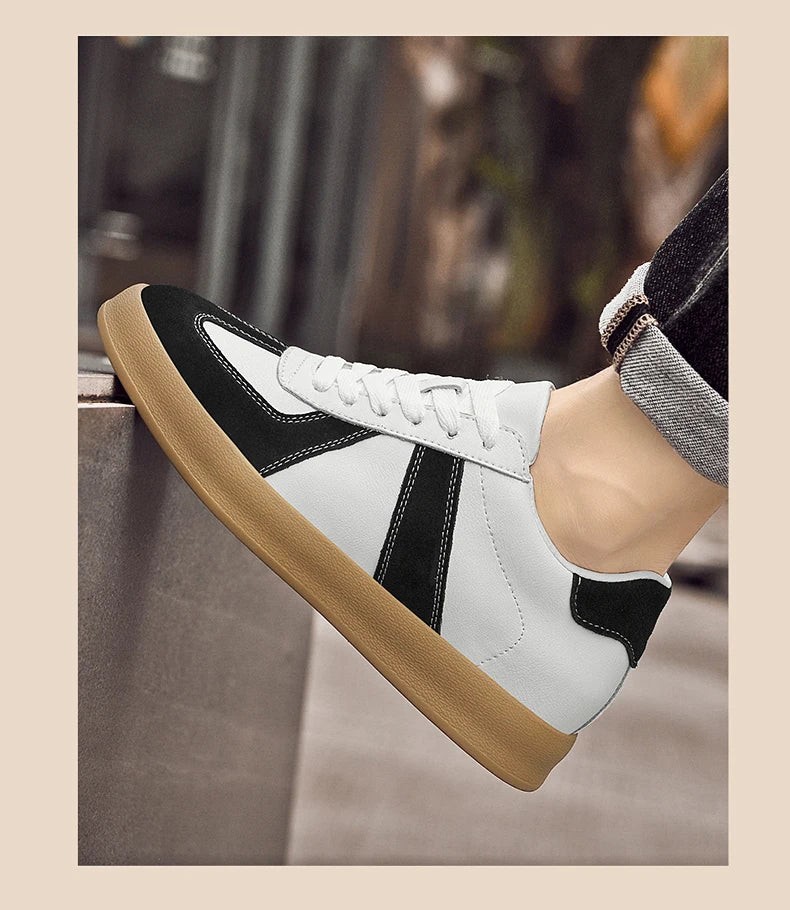 Zapatos invisibles con aumento de altura, zapatos de entrenamiento moral de 8cm, zapatillas informales transpirables de verano con aumento de altura interior para hombre, zapatos Forrest Gump versátiles Retro de cuero genuin
