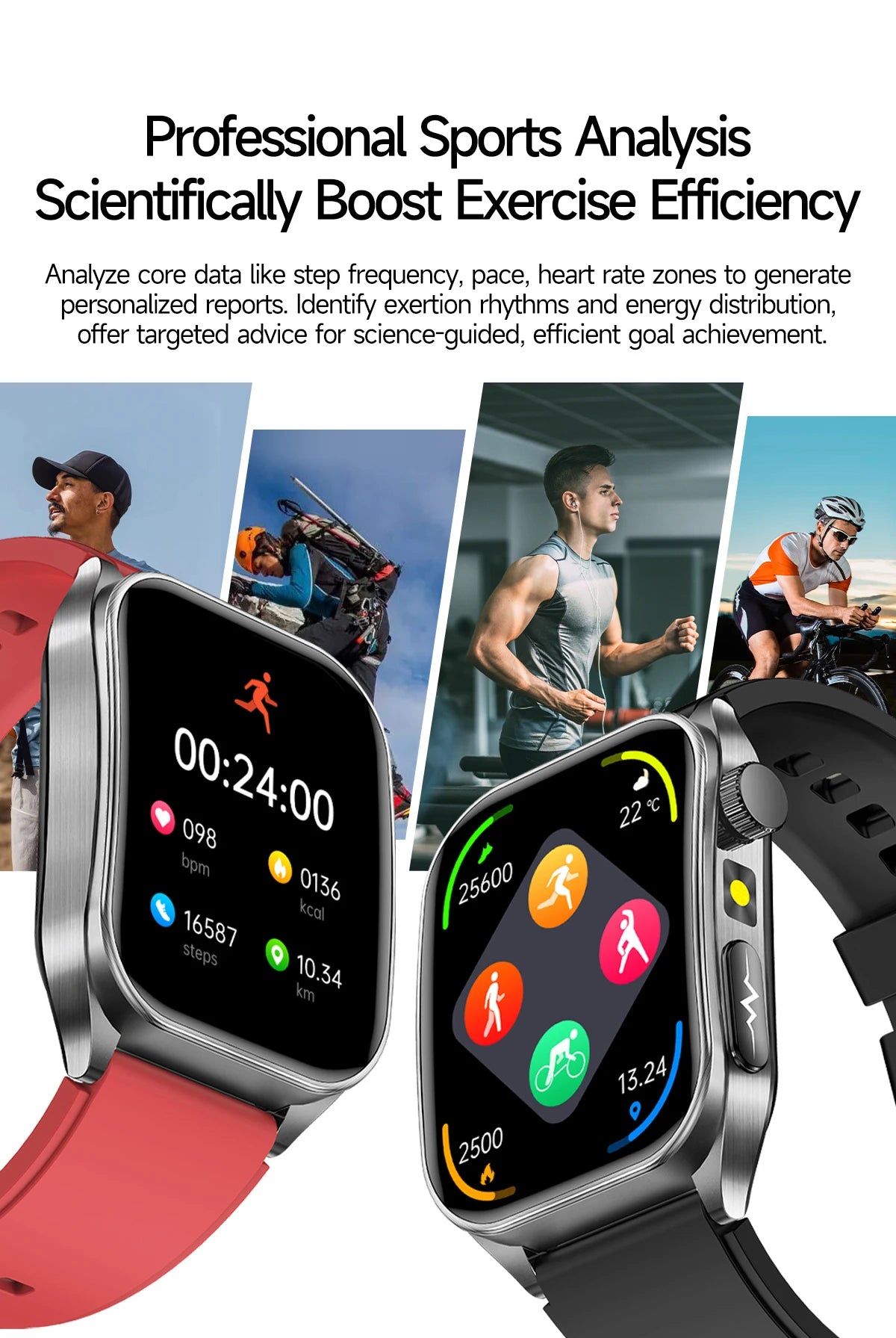 Reloj Inteligente Terapia Láser ECG Salud