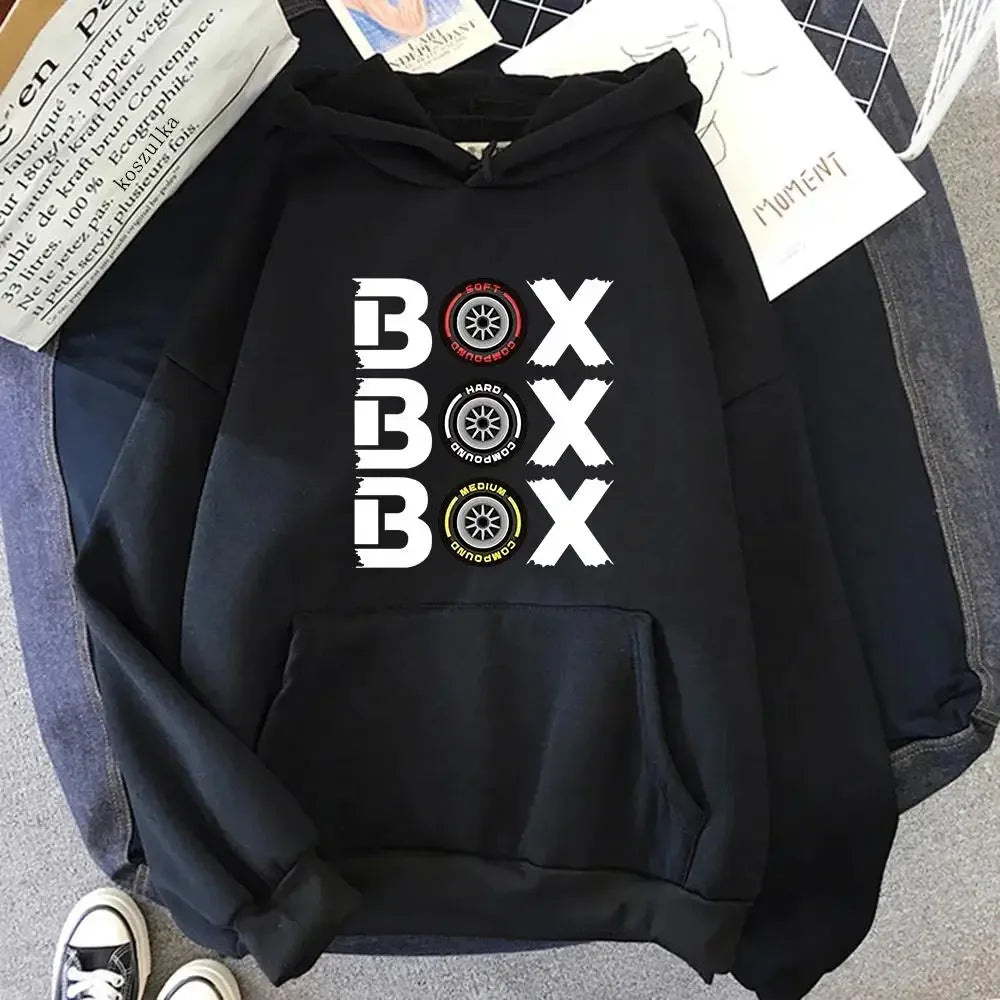 Hoodie Estampado con Capucha para Hombre - Estilo Casual Y2K