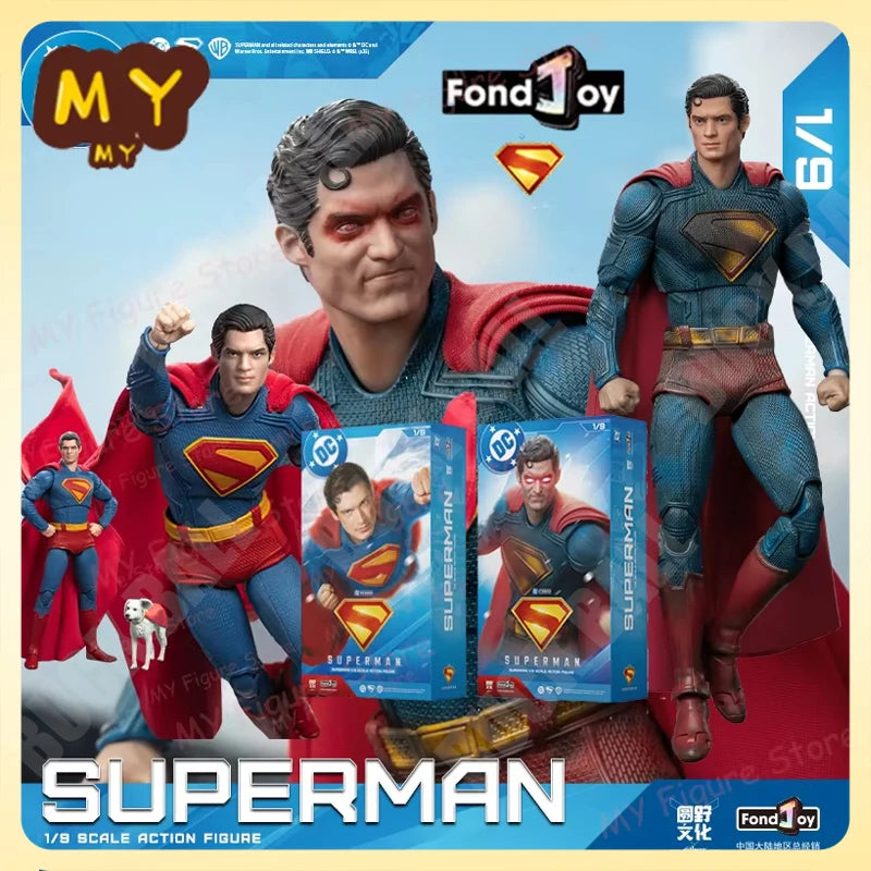 EN STOCK 2025 Fondjoy Battle figura de acción de Superman dañada David Corenswet 1/9 nueva figura de Superman junta de Pvc móvil