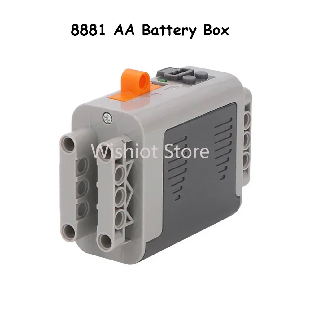 Funciones de energía técnica MOC compatibles con Legoeds, Motor M 8883, Control remoto modificado, grupo de energía, tren, caja de batería de litio 9686