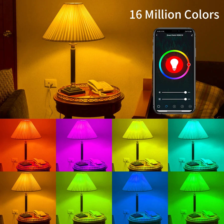 Bombilla LED Inteligente WiFi Tuya con Control de Voz