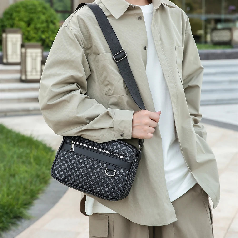 Bolso de Hombro para Hombre Estilo Coreano Multicapa