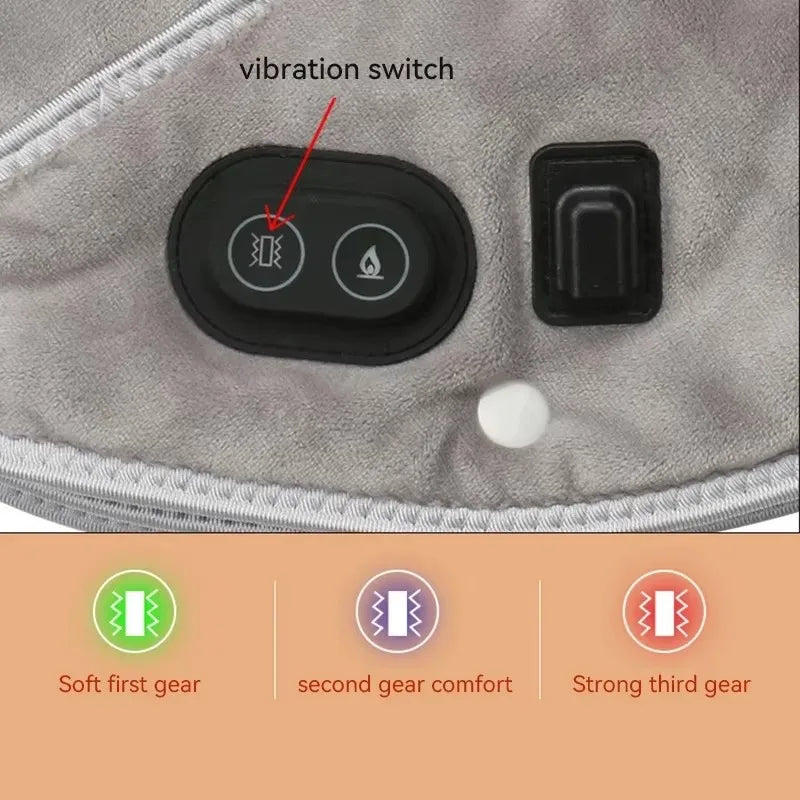 Almohadilla Térmica para Cuello y Hombros con Vibración