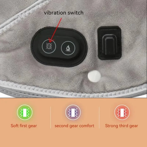 Almohadilla Térmica para Cuello y Hombros con Vibración