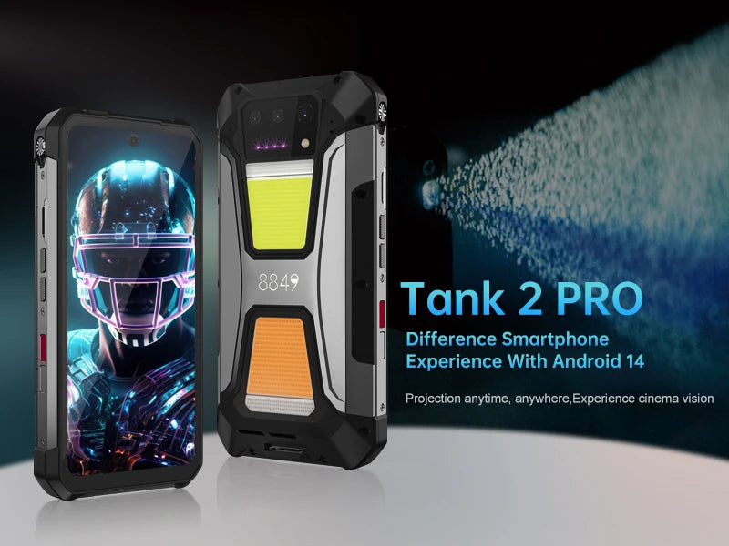 Smartphone Resistente 8849 Tank 2 PRO con Proyector DLP y Cámara 100MP