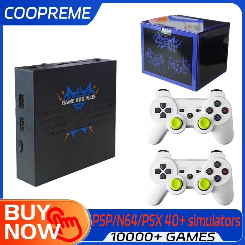 Videogioco Coopreme X6 PLUS 64G 10000 + juegos Joystick de salida HD controlador Dual caja de juego de lucha para el hogar PSP juego Arcade