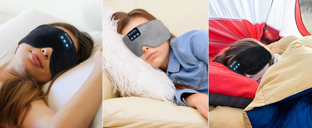 Máscara de Dormir con Auriculares Bluetooth Integrados