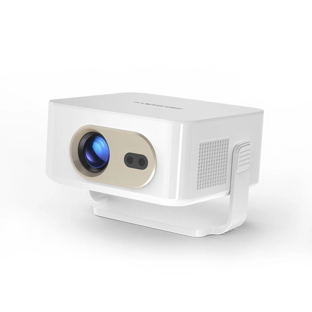Proyector Magcubic HY300GT con Licencia Oficial de Google TV, Proyector Inteligente HD con Enfoque Automático, 400 ANSI Lúmenes, Android para Cine en Casa