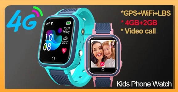 Reloj Inteligente Niños 4G GPS Videollamada SOS
