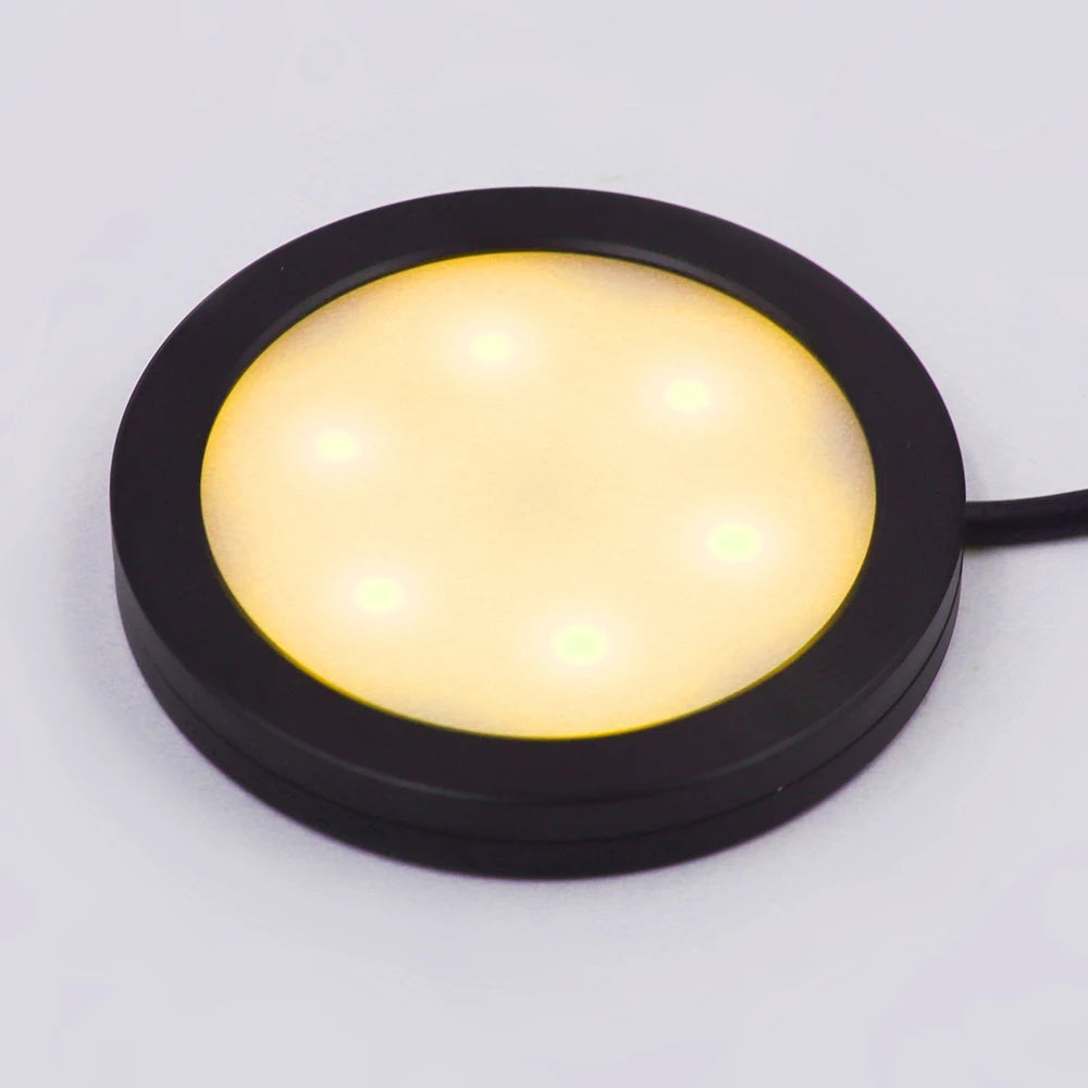 Luz RGB remota de 24 teclas para debajo de gabinete, interruptor USB de 5V, Kit de 1 2 4 6 luces, lámpara delgada para vitrina de cocina, acento de escritorio para Bar en casa