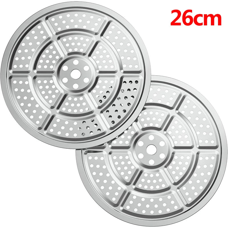 Set de 2 estantes para conservas a presión de acero inoxidable