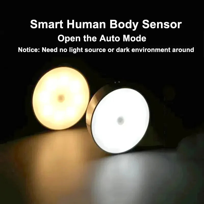 Luces LED Inteligentes con Sensor Corporal para Armario
