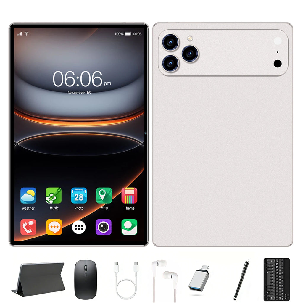 Tablet A17 Pro Max Versión Global 8+256GB Pantalla FHD de 10.1" Batería de 4000mAh Android 13 WiFi 6 Bluetooth 5.0