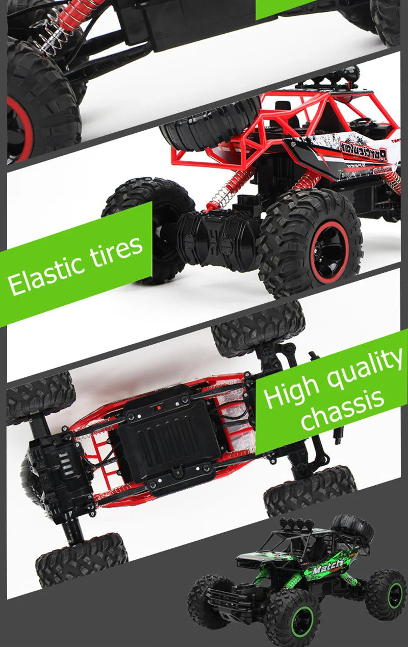 Auto RC 4WD Buggy Todoterreno 1:12 / 1:16 Control Remoto 2.4GHz