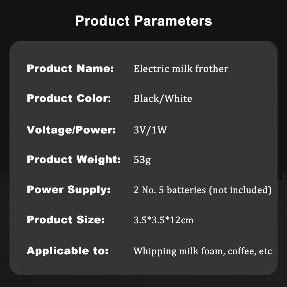 Espumador de leche inalámbrico con cabezal de acero inoxidable para café
