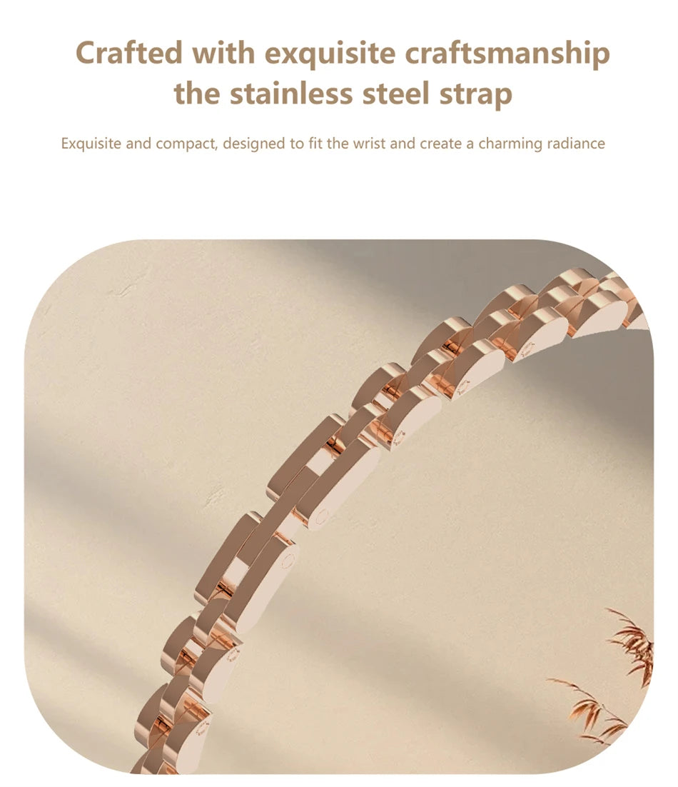 Pulsera inteligente LIGE para mujer con Bluetooth y monitoreo de salud