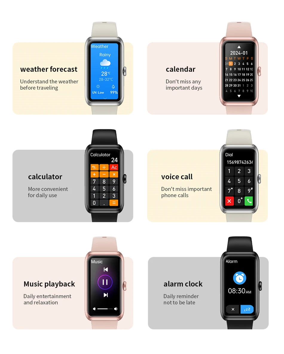 Smartwatch LIGE con pantalla táctil 1.47 pulgadas y 100+ modos deportivos