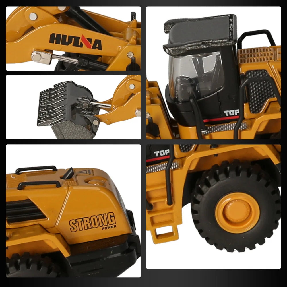 Vehículos de Construcción HUINA 1:60 Diecast Metal Juguete