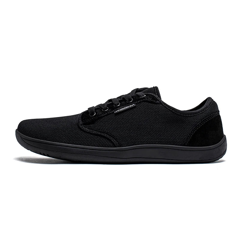 HOBIBEAR Zapatos minimalistas descalzos Unisex Punta ancha Zero Drop Zapatillas para caminar Zapatos ligeros y transpirables de malla