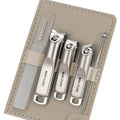 Set Profesional de Manicura y Pedicura de 5 Piezas con Caja de Almacenamiento Portátil, Herramientas Completas para el Cuidado de las Uñas para el Hogar y Viajes