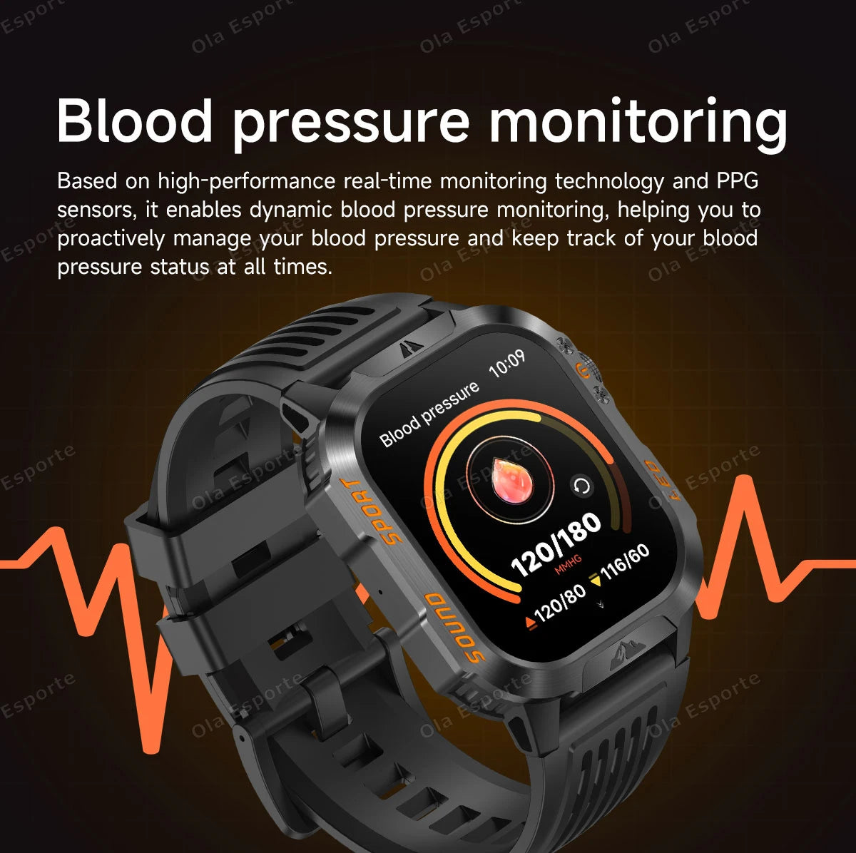 Reloj Inteligente Deportivo 2.01 Llamadas Bluetooth