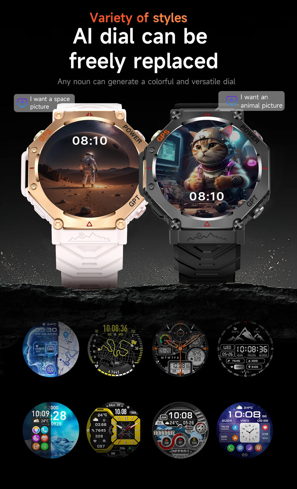 T-Rex 3 Ultra Reloj Inteligente Militar 10ATM