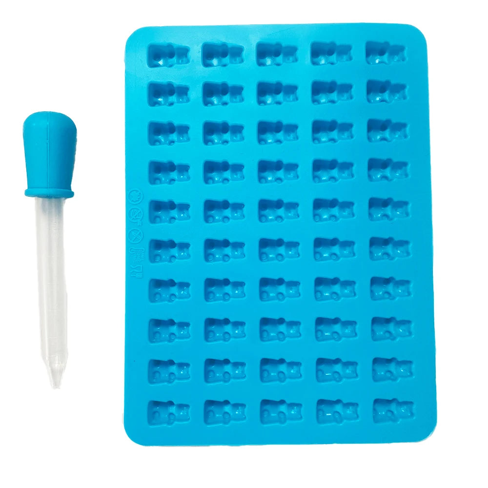 Moldes de Silicona para Dulces de Oso, 4 Piezas