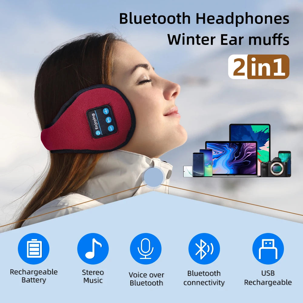 Orejeras Bluetooth Deportivas para Hombre y Mujer