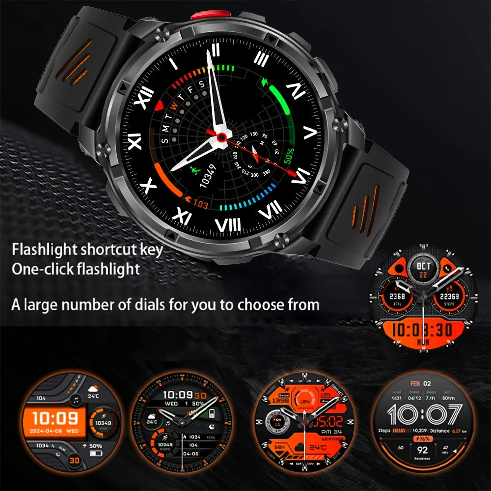 Reloj Inteligente Deportivo Bluetooth Linterna