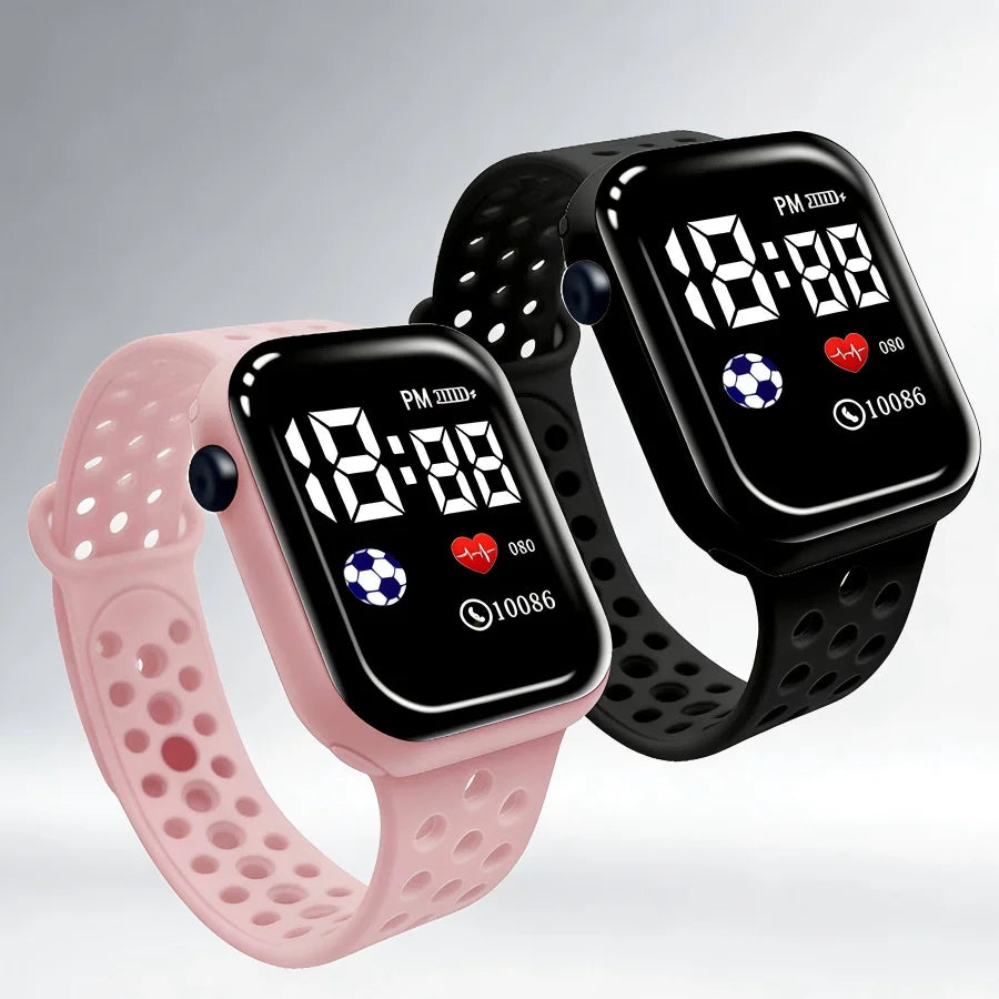 Reloj Digital Deportivo para Niños LED Silicona