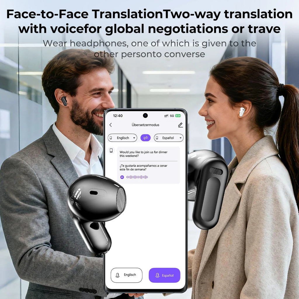 HTC NE20 Auriculares Traductor de Idiomas 6 en 1