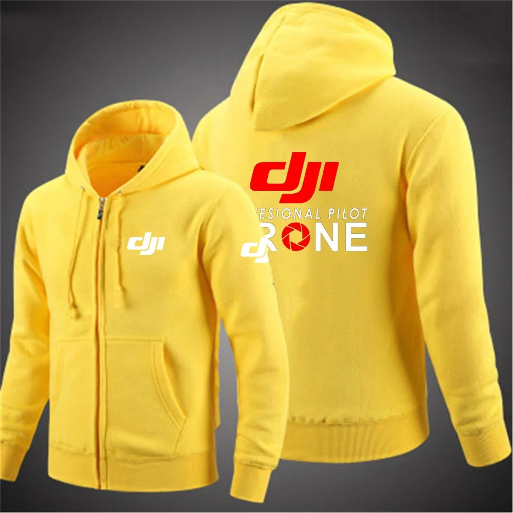 Sudadera con Capucha DJI Pilot para Hombre, Color Sólido
