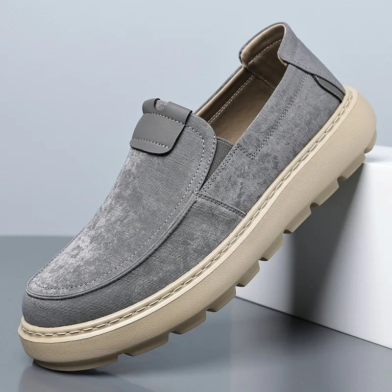 Mocasines informales transpirables para hombre sin cordones